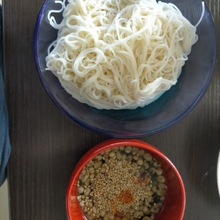 香りの良いそうめんつゆ　酸辣湯風